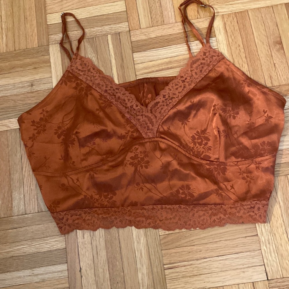 Shein burnt orange crop top Size 1XL